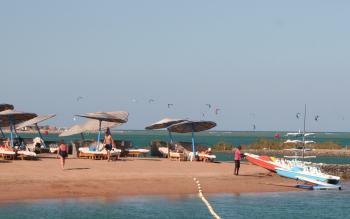 Blick von der Zeytouna Beach Richtung Buzza Beach
